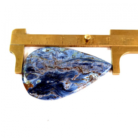 Cabochon mare din piatră semiprețioasă naturală de pietersit [2]