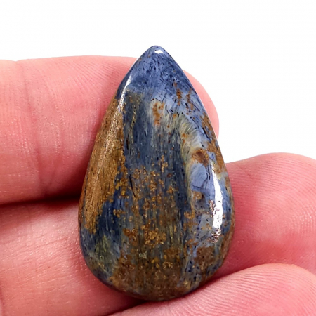 Cabochon mare din piatră naturală de pietersit [1]