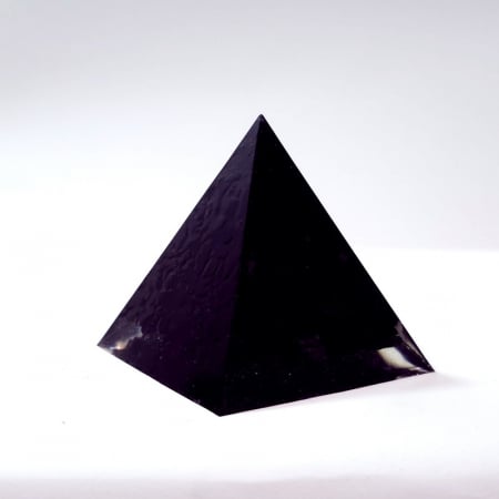 Piramide orgonice - Piramida orgon mica din turmalina neagra