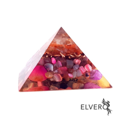 Piramida orgonica din agat si cuart * [1]