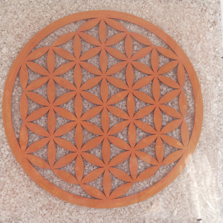 Obiect decor Floarea Vietii din pietre semipretioase de dimensiuni mari [3]