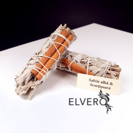 Buchet salvie alba si scortisoara pentru ars [1]