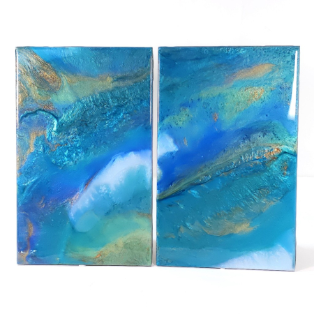 Set picturi abstracte în rășină [3]