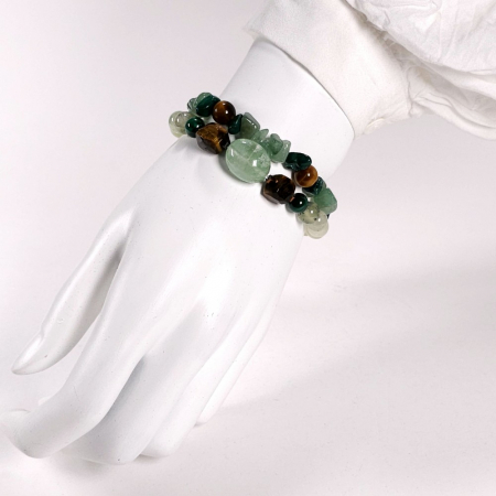 Set 2 bratari din pietre naturale verzi [6]