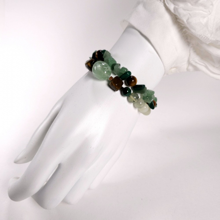 Set 2 bratari din pietre naturale verzi [7]