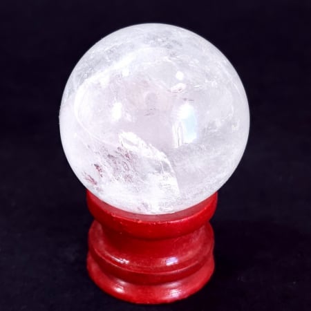 Sfera din cuart alb, diametrul 35 mm