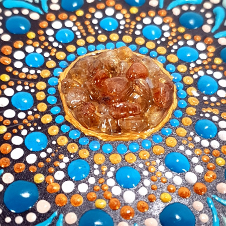 Pictura acrilic mandala dream catcher [3]