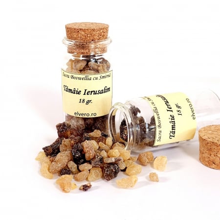 Tamaie naturala Ierusalim, mix Sacra Boswellia si Smirna