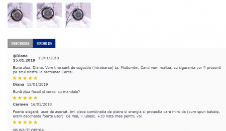 Pandantiv mandala cu turmalina neagra [3]