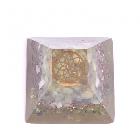 Trunchi piramida orgon mica cu peridot [2]