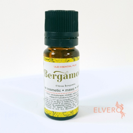 Uleiuri esentiale - Ulei esential de Bergamota,  recipient din sticla 10 ml