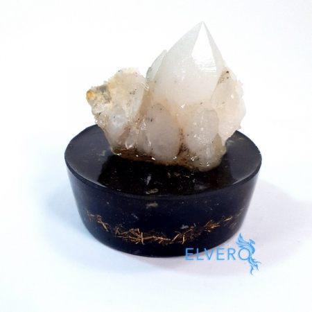 Minerale pe suport orgonic - Decoratiune pentru casa birou din cuart natural