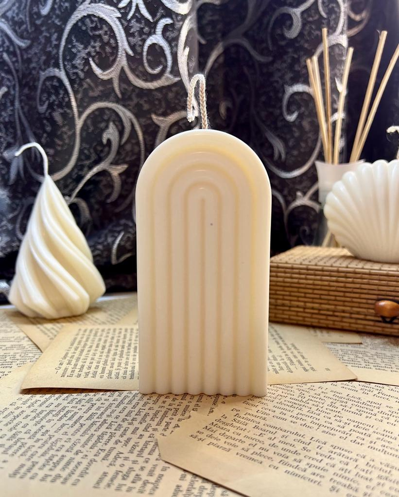 Lumanare decorativa din ceara de soia ,fara parfum -   The arcade 200 g [2]