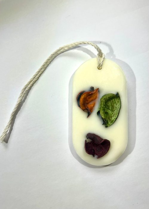 Tableta parfumata din ceara de soia,odorizant  - Amber noir, oval 25g [2]