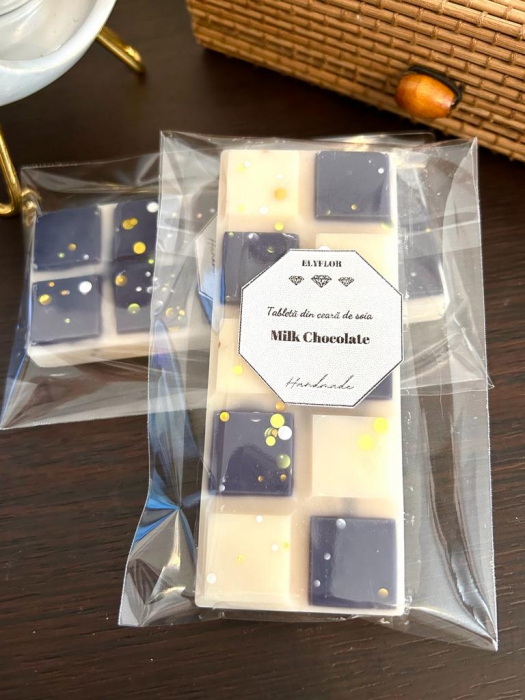 Tableta parfumata din ceara de soia , Snap bar - aroma Ciocolata cu lapte , 40g [2]