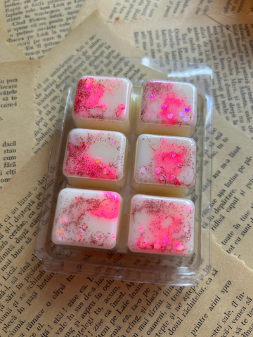 Wax melts - Ceara de soia parfumata - Ceara de soia parfumata , wax melts - parfum Bujor , 70 grame