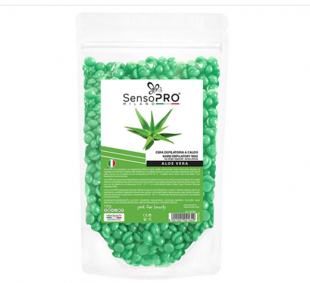 Ingrijire personala - Ceara Epilat Elastica Granule SensoPRO Milano Aloe Vera, 100g