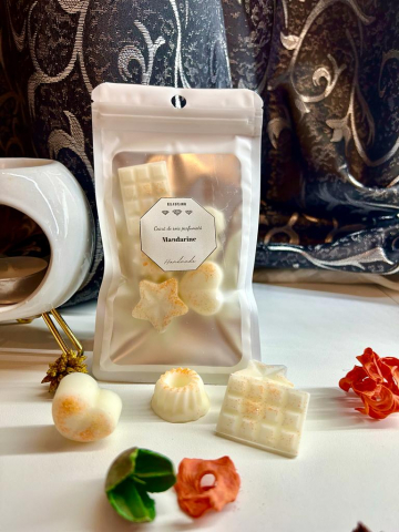 Wax melts - Ceara de soia parfumata - Ceara parfumata din soia , aromaterapie , wax melts - aroma Mandarine , 25 g