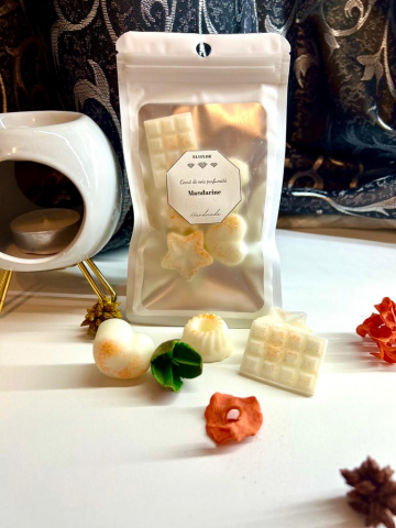 Ceara parfumata din soia , aromaterapie , wax melts - aroma Mandarine , 25 g [2]