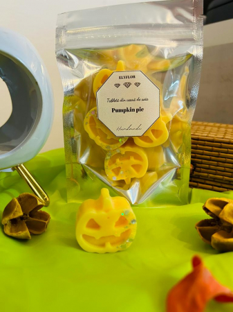 Halloween collection - Ceara parfumata din soia , aromaterapie , wax melts , Halloween collection - aroma placinta de dovleac , Pumpkin pie 30 g