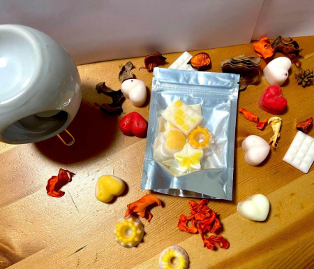 Aromaterapie-ceara de soia parfumata - Ceara parfumata din soia , aromaterapie , wax melts - Vanilie si Pere , 25 g