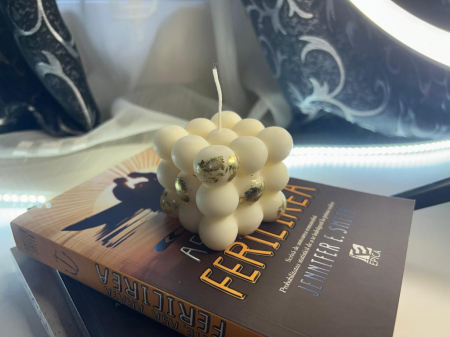 Lumanare decorativa din ceara de soia , Bubble , fara parfum ,125 g [1]