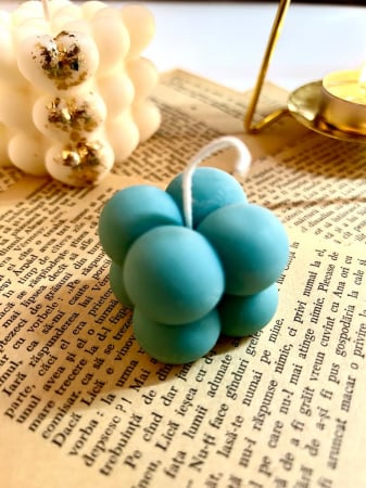 Lumanare decorativa din ceara de soia , mini Bubble , 35g