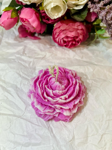 Lumanari decorative - Lumanare decorativa din ceara de soia , parfum Bujor 70g