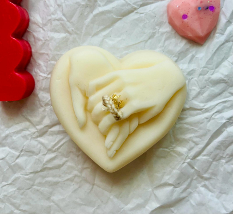 Lumanare parfumata din ceara de soia , parfum floral - 85 g [1]