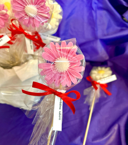 Margareta parfumata din ceara de soia