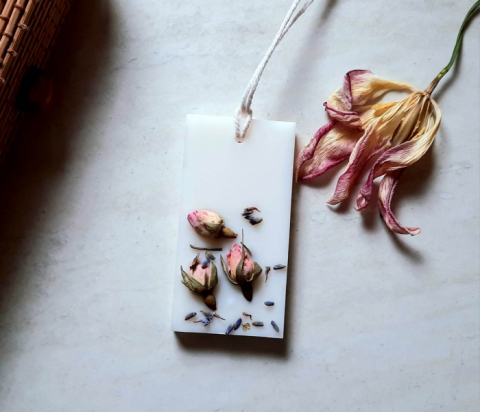 Marturie parfumata din ceara de soia - tableta odorizanta , oval si dreptunghi [2]