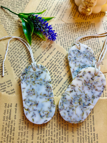 Tableta parfumata din ceara de soia - aroma Lavanda , oval 25g [1]