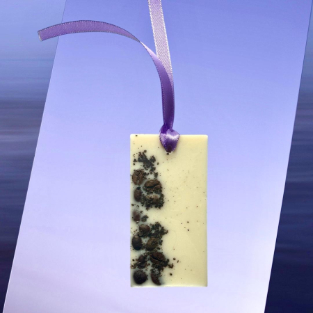 Odorizant dulap - Tableta parfumata din ceara de soia - Cappuccino, dreptunghi  25g