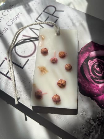 Tablete parfumate din ceara de soia - Tableta parfumata din ceara de soia , odorizant - Bujor si tei , Dreptunghi 25g