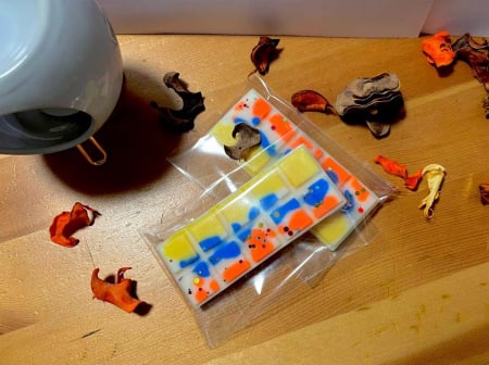 Tablete parfumate din ceara de soia - Tableta parfumata din ceara de soia , Snap bar - aroma Bubble gum , 40g