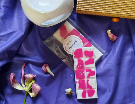 Tablete parfumate din ceara de soia - Tableta parfumata din ceara de soia , Snap bar - aroma Bujor si tei , 40g