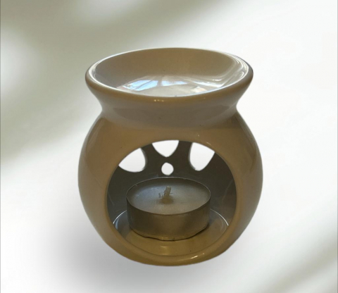 Vas din ceramica pentru aromaterapie , alb 7x8 cm [1]