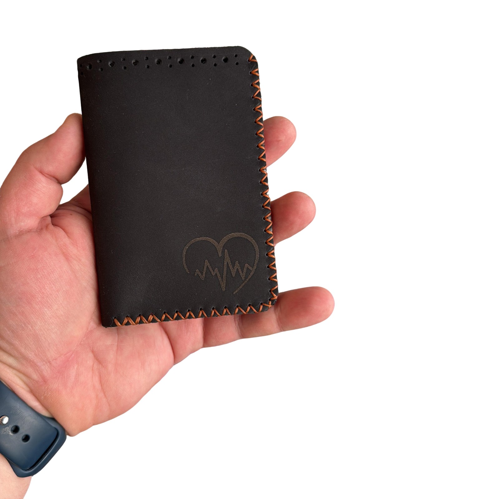 portofel personalizat negru de la elyk creation 