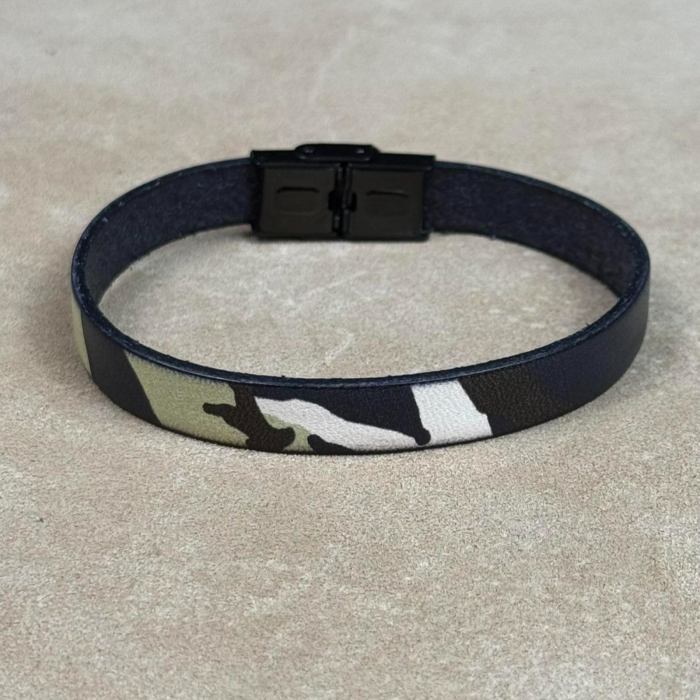 Bratara personalizabila din piele naturala, Cleo, diverse culori [2]