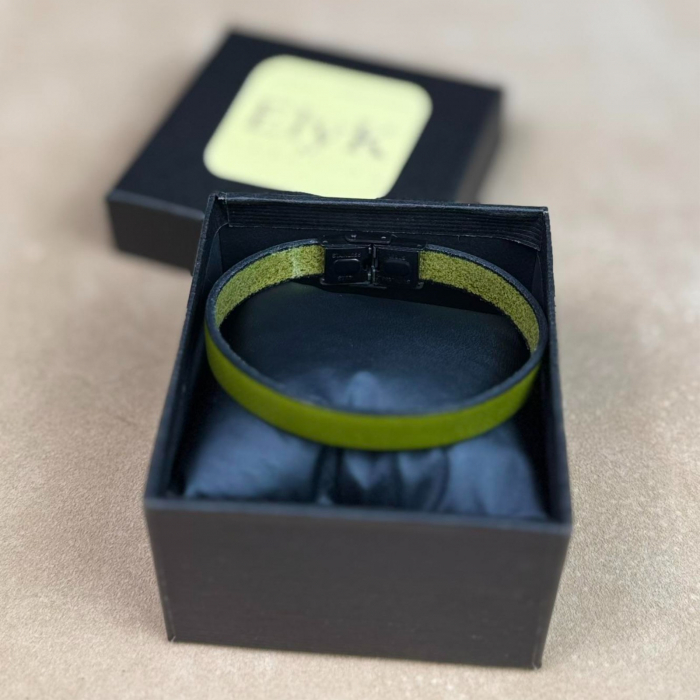 Bratara personalizabila din piele naturala, Cleo, diverse culori [4]