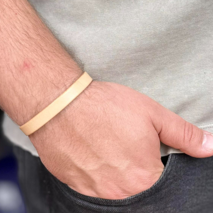 Bratara din piele naturala, Cleo, diverse culori [3]