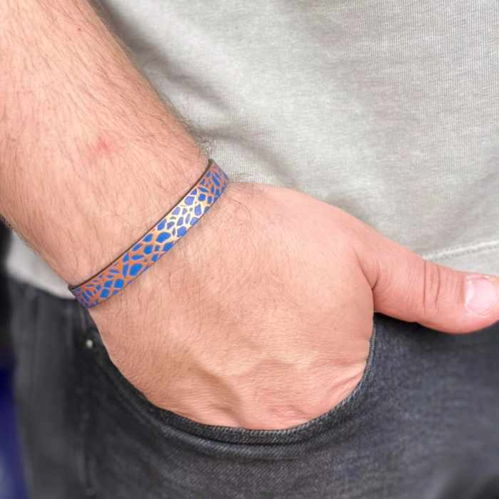 Bratara personalizabila din piele naturala, Cleo, diverse culori [3]