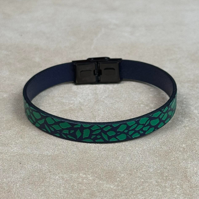 Bratara din piele naturala, Cleo, diverse culori [2]