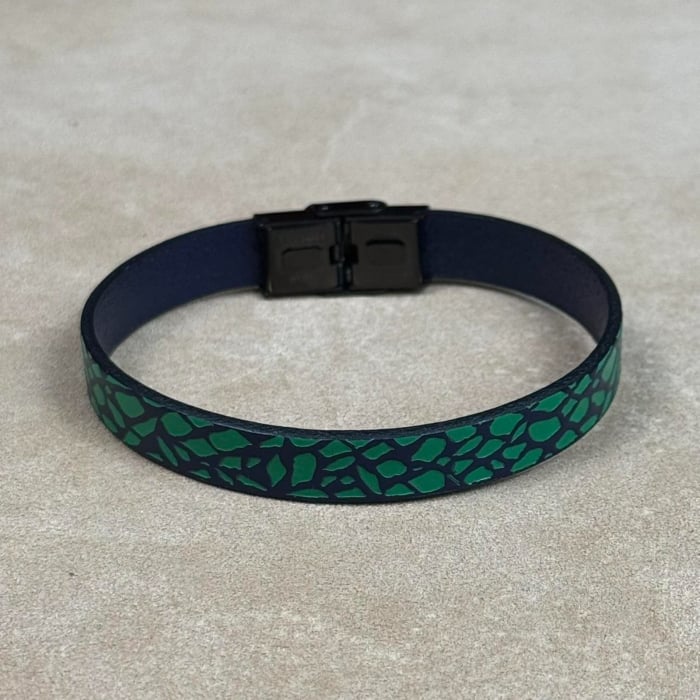 Bratara personalizabila din piele naturala, Cleo, diverse culori [2]