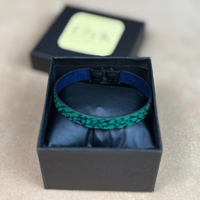 Bratara din piele naturala, Cleo, diverse culori [4]