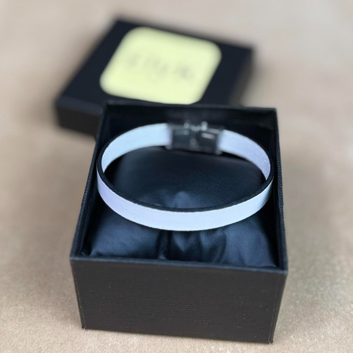 Bratara personalizabila din piele naturala, Cleo, diverse culori [4]