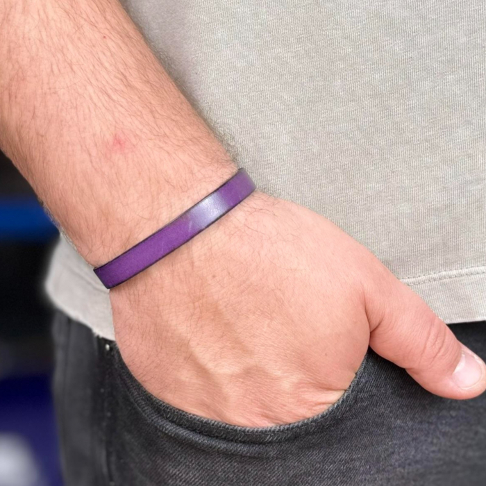 Bratara din piele naturala, Cleo, diverse culori [3]