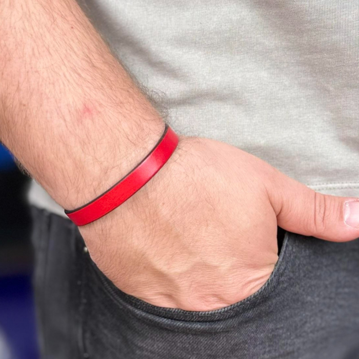 Bratara personalizabila din piele naturala, Cleo, diverse culori [3]