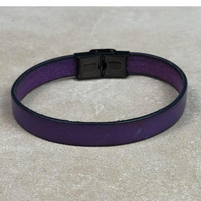 Bratara din piele naturala, Cleo, diverse culori [2]