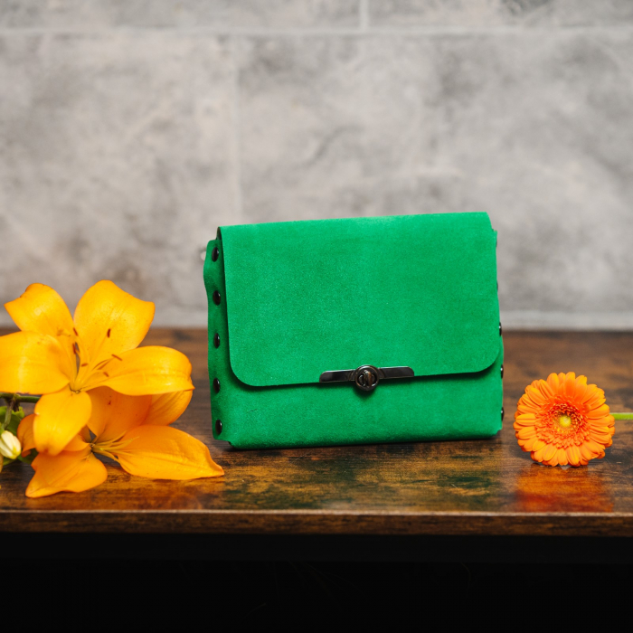 Geanta dama din piele naturala, ElyK Creation,  lucrata manual, Mony , Handmade, model 11 [4]